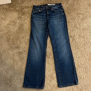 DYNY Straight Leg Size 2R Dark Wash Denim Jeans